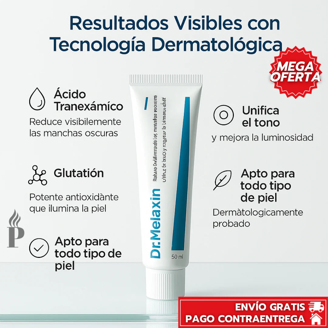 Dr.Melaxin TX Cream™: Aclara Manchas y Unifica el Tono