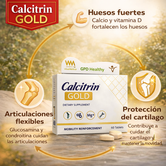 Calcitrin Gold: Fortalece Huesos y Articulaciones