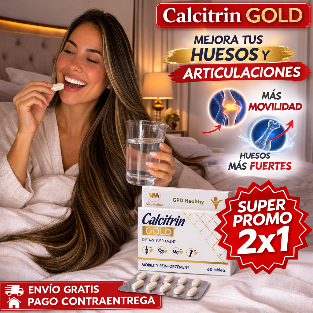 Calcitrin Gold: Fortalece Huesos y Articulaciones