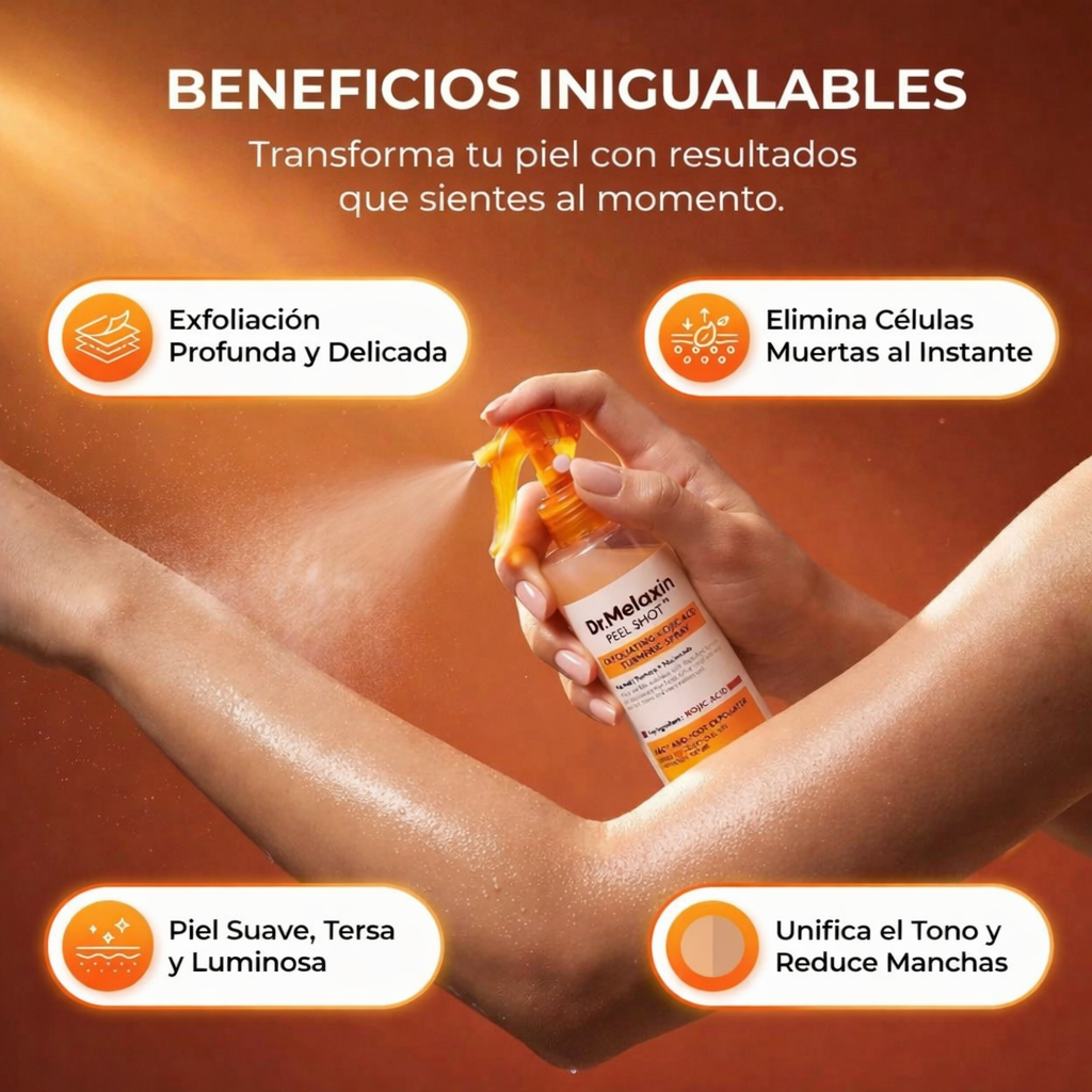 Dr.Melaxin™: Exfoliación Suave que Aclara e ilumina tu Piel