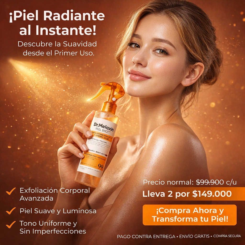 Dr.Melaxin™: Exfoliación Suave que Aclara e ilumina tu Piel