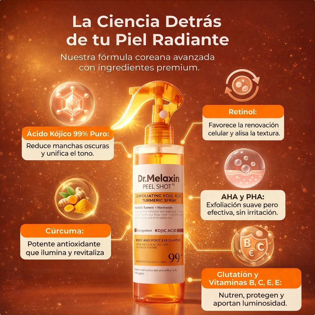 Dr.Melaxin™: Exfoliación Suave que Aclara e ilumina tu Piel