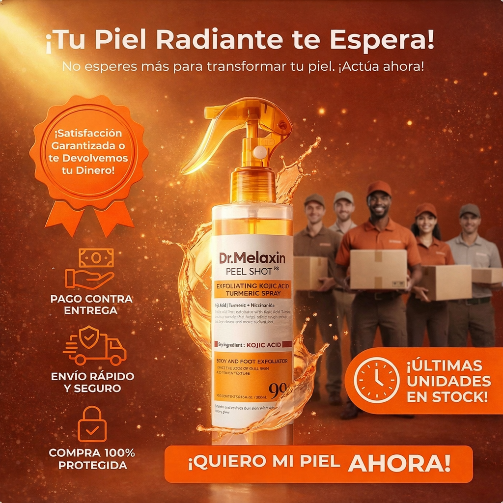 Dr.Melaxin™: Exfoliación Suave que Aclara e ilumina tu Piel