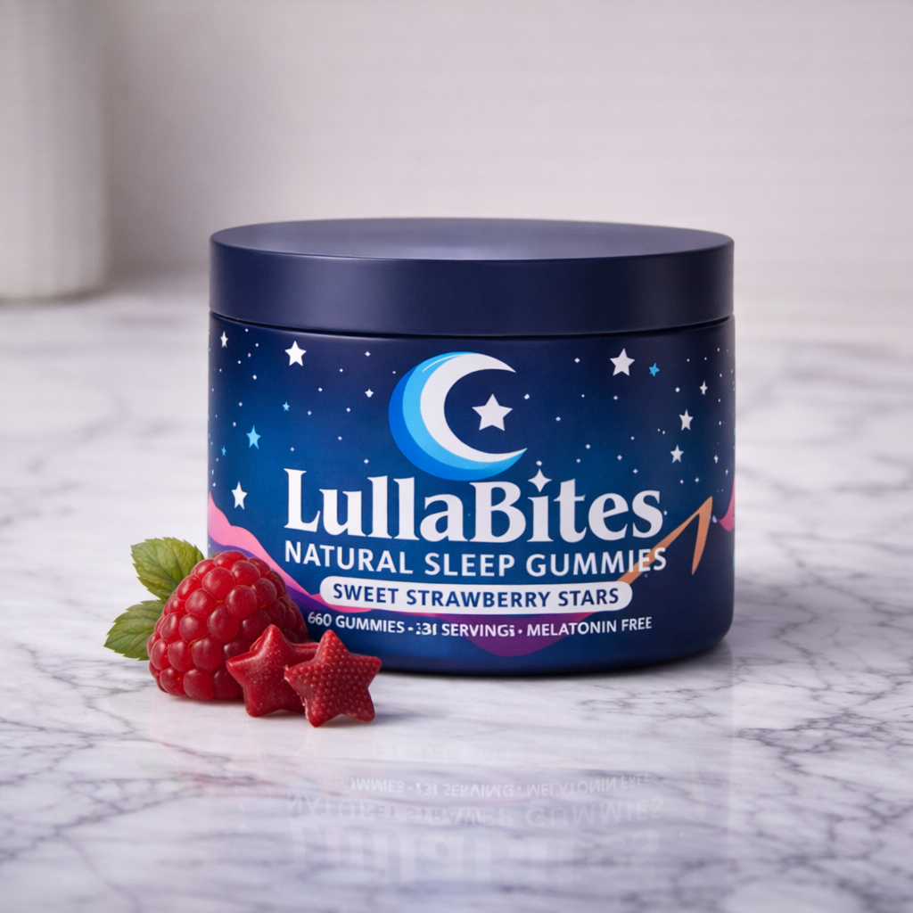 LullaBites Gomitas Para Dormir™: Duermes rápido, Profundo, Tranquilo; Despiertas renovado.
