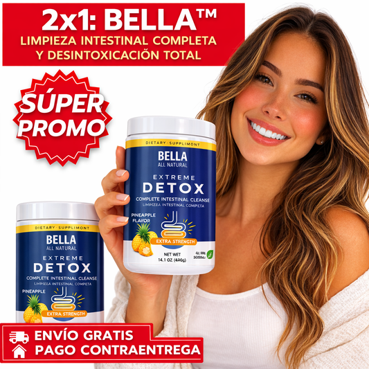 Bella All Natural Colon Detox™: Limpieza y desintoxicación corporal completa