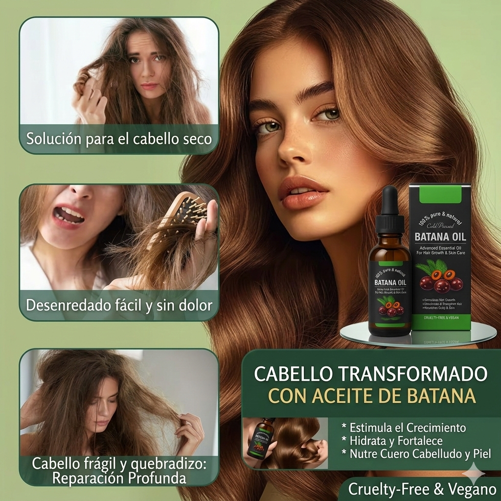 Aceite de Batana™: Nutrición, Crecimiento y Reparación Capilar
